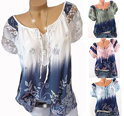 Camisetas sueltas de manga corta para mujer, blusa informal de verano a la moda para mujer, camiseta: Traje de moda de verano para mujer,  Trajes De Mezclilla  
