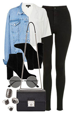 Qué ponerse con jeans negros: estilo n.º 11629 de vany-alvarado en Polyvore con polyvore, moda, estilo, Para...: 