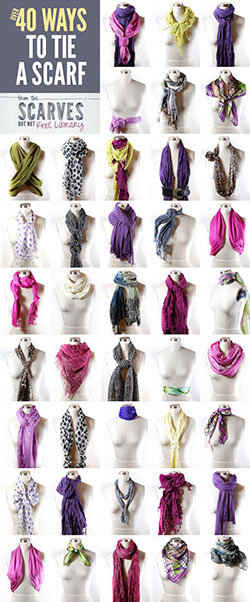 Trajes para mujeres con curvas: ¡Más de 50 formas de atar una bufanda!: 