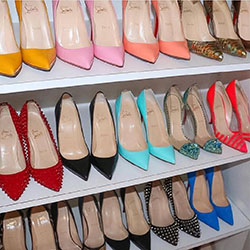 Rosa de moda M - zapato, clavo, sandalia, producto: tacones altos para niñas  