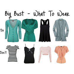 Outfits para mujeres hermosas con curvas : Big Bust.... No sé de esos botones: 