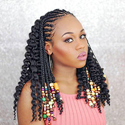 Peinados naturales fáciles para mujeres negras: 
