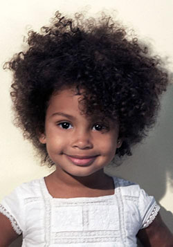 Peinados fáciles para niñas negras - Peinados naturales para niños: 