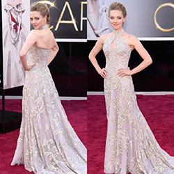 Ideas de atuendos inspirados en celebridades, Amanda Seyfried usó este vestido en los Oscar 2013: vestidos de alfombra roja,  moda de celebridades  
