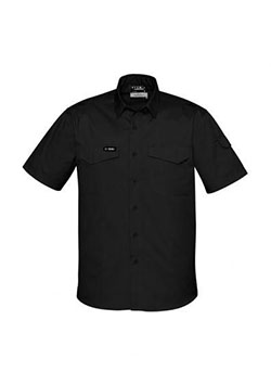 SYZMIK Camisa de manga corta para hombre con refrigeración resistente ZW405: camisa de enfriamiento resistente,  camisas  