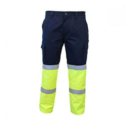 Pantalones cargo con cinta Bio-Motion de 2 tonos DNC WORKWEAR 3363: 