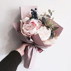 Diseño de pastel de ramo de flores: ramo de flores rosa,  Ramo De Flores Tumblr,  Ramo Para Aniversario  