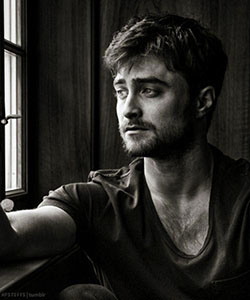 En blanco y negro. Daniel Radcliffe Harry Potter: harry potter,  emma watson,  harry portero,  harry potter,  Daniel Radcliffe,  Rupert Grint  