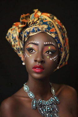 Chicas negras belleza africana, afroamericanos: 