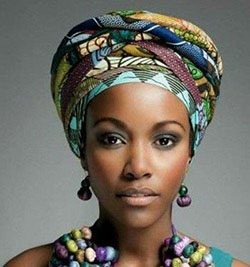 Envolturas africanas para la cabeza. Corbata para la cabeza para niñas negras, envoltura para la cabeza: 