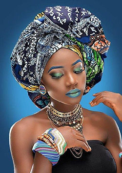 Black Girls Head tie - nigeria, música, turbante: 
