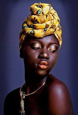 Mujeres afroamericanas. Corbata para la cabeza de niñas negras, accesorios de vestir: 