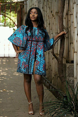 Vestidos ankara cortos. Ropa de talla grande para niñas negras, vestido africano: 