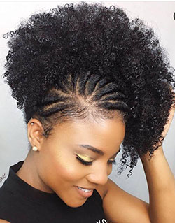 Black Girl Cabello con textura afro, cabello en la cabeza: peinados africanos,  peinados negros,  Cuidado del cabello  