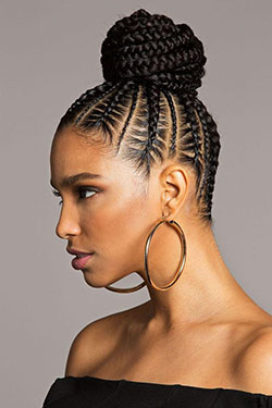 Peinados con trenzas negras. Black Girl Box trenzas, cuidado del cabello: Cabello con textura afro,  Cabello corto,  peinados africanos,  peinado mohicano,  peinados negros  