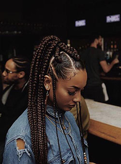 Peinados de trenzas adultas. Black Girl Caja de trenzas, Cabello negro: Cabello con textura afro,  peinados africanos,  Peinados Trenzados,  peinados negros  