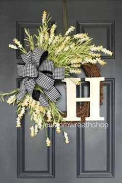Coronas para la puerta principal: día de Navidad,  Decoración navideña,  Diseño floral,  colgador de puerta,  trajes de fiesta  