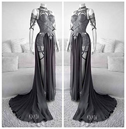 Moda gótica, Vestido de novia - vestido, ropa, moda, encaje: trajes de fiesta,  vestidos de coctel,  Vestido largo,  moda gótica,  conjuntos de vestido gótico  