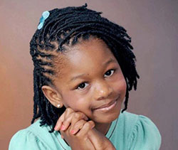 Los mejores peinados trenzados para niñas negras | Trenzas para Niños: Trenza francesa,  Peinado Para Niñas  