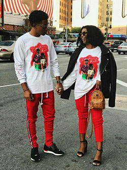 Swag Outfits, objetivos de relación: Trajes de botín de pareja  