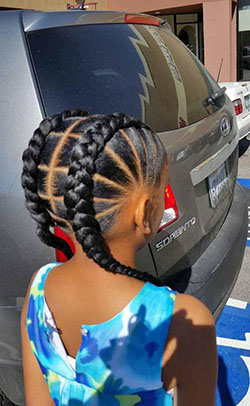 peinados con trenzas para niñas: Peinado Para Niñas,  Cuidado del cabello  