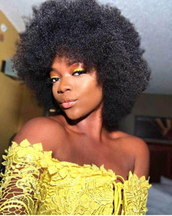 Black Girl Jheri Curl, cabello con textura afro: corte bob,  Pelo largo,  Ideas para teñir el cabello,  Ideas de peinado,  Peinado de chicas lindas  