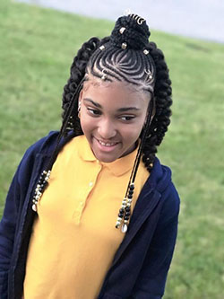 Black Girl Trenzas crochet, Pelo largo: Cabello con textura afro,  Ideas de peinado,  Cuidado del cabello,  Peinado Para Niñas  