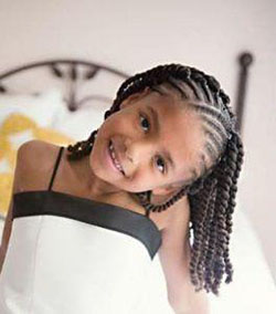 Black Girl Cabello largo Peinado con textura afro: Ideas para teñir el cabello,  Cuidado del cabello,  Peinado Para Niñas  