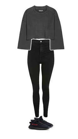 Traje de otoño Negro M - polainas, medias, cintura, manga: Atuendos De Otoño,  Trajes Polyvore  