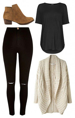 Outfits De Invierno Con Leggings Negros: trajes de invierno,  Zapato de tacón alto,  Outfits Con Leggings  