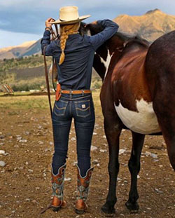 Carhartt de vaquero, jeans toba de vaquera, bota y ropa vaquera: bota vaquera,  ropa occidental,  Sombrero de vaquero,  Atuendos De Vaquera,  vaquera,  sombrero de vaquera  