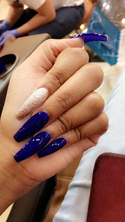 Diseños de uñas largas azules: Esmalte de uñas,  Uñas de gel,  uñas azules  