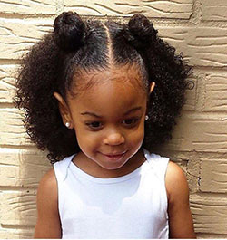 Peinados naturales para niñas negras: Pelo natural,  Peinado Para Niñas,  peinados de niños  