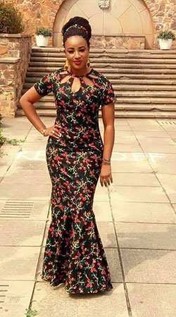 Modelo de moda, vestido africano, ropa casual: vestidos de coctel,  vestidos africanos,  Vestidos Ankara  