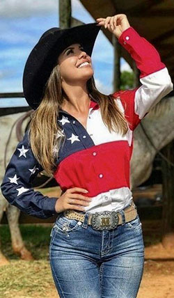 Chica de campo en rodeo: ropa occidental,  chicas del rodeo,  vestidos de vaquera,  Jessica Holmberg  