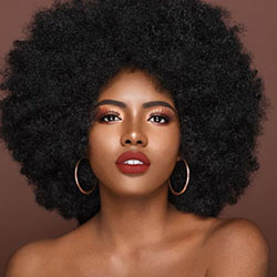 Cabello con textura afro, Giros para el cabello: Cabello con textura afro,  Ideas de peinado,  rizo jheri,  peinados africanos,  Cuidado del cabello  