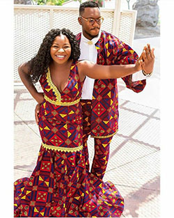 La mejor vestimenta para parejas africanas: 