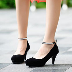 Bombas elegantes con punta en punta: Zapato de tacón alto,  zapatos de trabajo mujer  