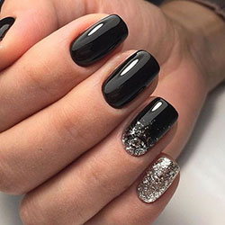 uñas de goma laca negra: Esmalte de uñas,  Arte de uñas,  Uñas de gel,  manicure francés,  Lindas uñas  