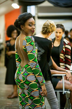 Modelo africano de vestido largo de taparrabos: camarones asos,  vestido largo,  Vestidos Ankara  