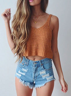 crop top #street #style + shorts: 
