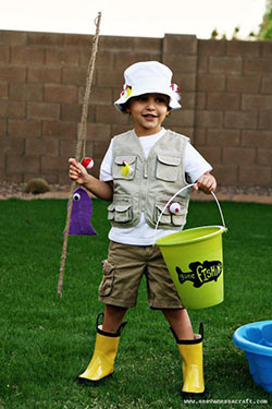 Ideas de disfraces de pescador para niños: disfraz de Halloween,  trajes de fiesta,  Atuendos para el día de los ayudantes  