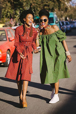 Vestidos Shweshwe sudafricanos calientes y elegantes: 
