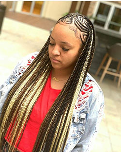 Cabello largo, cabello con textura afro: Cabello con textura afro,  Pelo largo,  Peinados Trenzados  