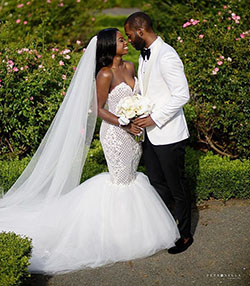 vestidos de novia de sirena africana de lujo: Vestido de novia,  Vestido de noche,  vestido de novia blanco,  trajes de boda africanos  