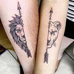 Solo por ideas divertidas tatuajes de pareja leones, maoríes: tatuaje de manga,  Ideas de tatuajes,  Tatuador  