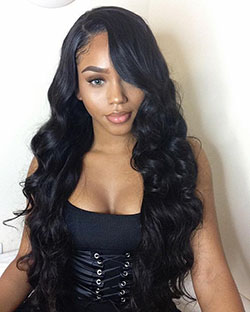 Prom hair black girl, Black hair y Afro-textured hair: Peluca de encaje,  Cabello con textura afro,  Pelo largo,  trenzas de ganchillo,  trenzas de caja  