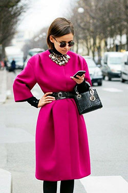 Grandes ideas para abrigos rosados ​​perfectos para mujeres: Ideas de trajes rosas  