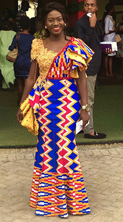 Invitado de boda Ankara Peplum Vestidos estampados africanos: Vestido de novia,  vestidos africanos,  camarones asos,  paño kente,  Atuendos Ankara  