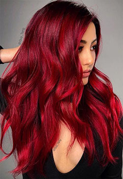 Cabello rojo en piel oscura para mujeres: Ideas para teñir el cabello,  Pelo castaño,  cabello rojo  